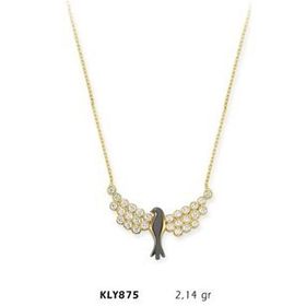 Harem Altın KLY875 14 Ayar Altın Melek Kanadı Kolye