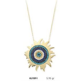 Harem Altın KLY891 14 Ayar Altın Güneş Kolye