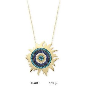 Harem Altın KLY891 14 Ayar Altın Güneş Kolye