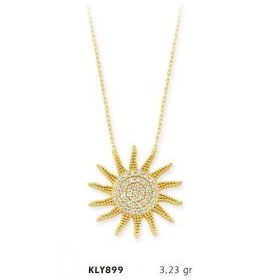 Harem Altın KLY899 14 Ayar Altın Güneş Kolye