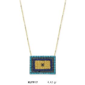 Harem Altın KLY917 14 Ayar Nazar Boncuğu Altın Kolye