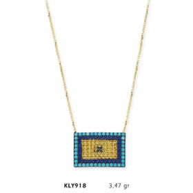 Harem Altın KLY918 14 Ayar Nazar Boncuğu Altın Kolye