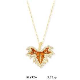 Harem Altın KLY926 14 Ayar Altın Yaprak Kolye
