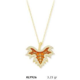 Harem Altın KLY926 14 Ayar Altın Yaprak Kolye