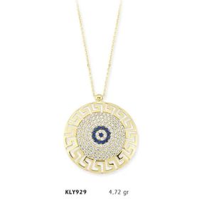 Harem Altın KLY929 14 Ayar Nazar Boncuğu Altın Kolye