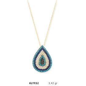 Harem Altın KLY932 14 Ayar Nazar Boncuğu Altın Kolye