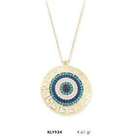 Harem Altın KLY934 14 Ayar Nazar Boncuğu Altın Kolye
