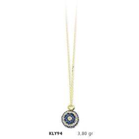 Harem Altın KLY94 14 Ayar Altın Nazar Boncuğu Kolye