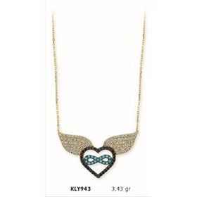 Harem Altın KLY943 14 Ayar Altın Kanatlı Kalp Kolye