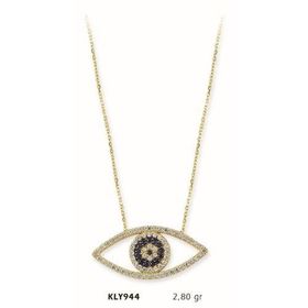 Harem Altın KLY944 14 Ayar Altın Göz Kolye