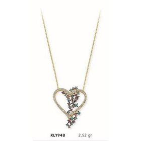 Harem Altın KLY948 14 Ayar Altın Kalp Kolye