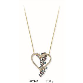 Harem Altın KLY948 14 Ayar Altın Kalp Kolye
