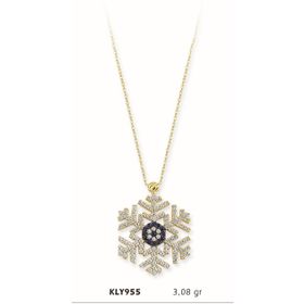 Harem Altın KLY955 14 Ayar Altın Kar Tanesi Kolye