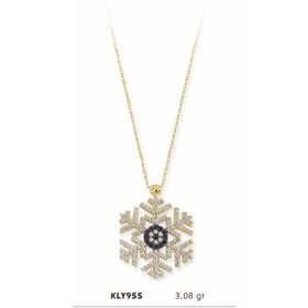 Harem Altın KLY955 14 Ayar Altın Kar Tanesi Kolye