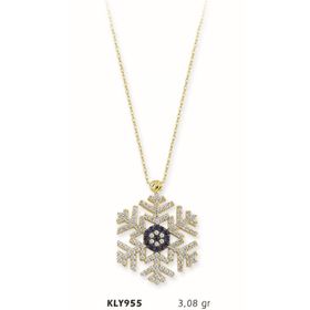 Harem Altın KLY955 14 Ayar Altın Kar Tanesi Kolye