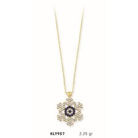 Harem Altın KLY957 14 Ayar Altın Kar Tanesi Kolye