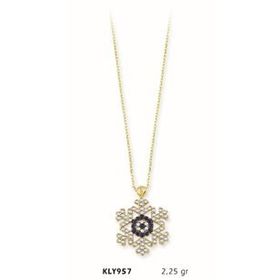 Harem Altın KLY957 14 Ayar Altın Kar Tanesi Kolye