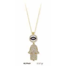 Harem Altın KLY960 14 Ayar Altın Fatmanın Eli Kolye