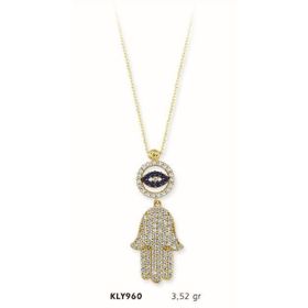 Harem Altın KLY960 14 Ayar Altın Fatmanın Eli Kolye