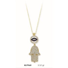 Harem Altın KLY960 14 Ayar Altın Fatmanın Eli Kolye