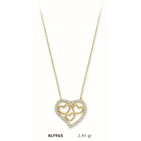 Harem Altın KLY965 14 Ayar Altın Kalp Kolye