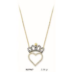 Harem Altın KLY967 14 Ayar Altın Kalp Kolye