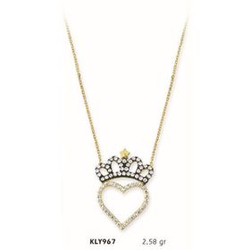 Harem Altın KLY967 14 Ayar Altın Kalp Kolye