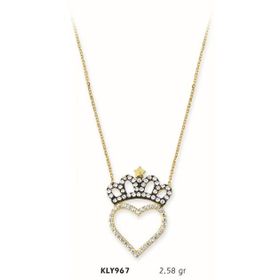 Harem Altın KLY967 14 Ayar Altın Kalp Kolye