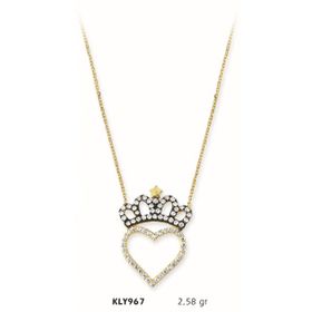 Harem Altın KLY967 14 Ayar Altın Kalp Kolye