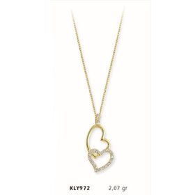 Harem Altın KLY972 14 Ayar Altın Kalp Kolye