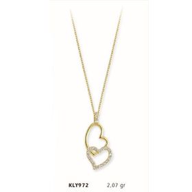 Harem Altın KLY972 14 Ayar Altın Kalp Kolye
