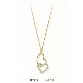 Harem Altın KLY972 14 Ayar Altın Kalp Kolye
