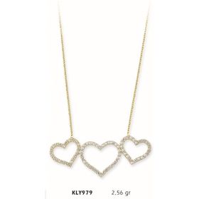 Harem Altın KLY979 14 Ayar Altın Kalp Kolye
