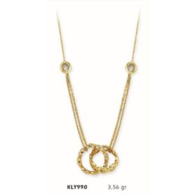 Harem Altın KLY990 14 Ayar Altın Yüzük Kolye