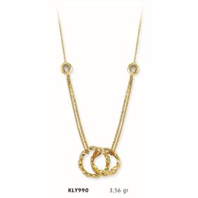 Harem Altın KLY990 14 Ayar Altın Yüzük Kolye