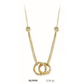 Harem Altın KLY990 14 Ayar Altın Yüzük Kolye