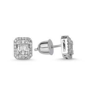 Harem Altın KPB10 0.69 Carat F Renk Pırlanta Küpe