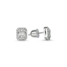 Harem Altın KPB10 0.69 Carat F Renk Pırlanta Küpe