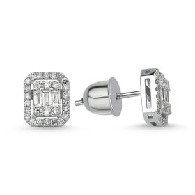 Harem Altın KPB10 0.69 Carat F Renk Pırlanta Küpe