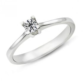 Harem Altın PR101 0.19 ct D Renk Pırlanta Tektaş Yüzük