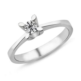 Harem Altın PR105 0.26 ct D Renk Pırlanta Tektaş Yüzük
