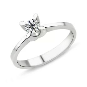 Harem Altın PR128 0.27 ct F Renk Pırlanta Tektaş Yüzük