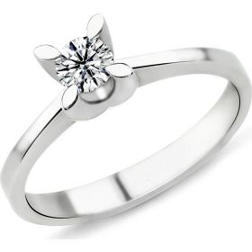 Harem Altın PR128 0.27 ct F Renk Pırlanta Tektaş Yüzük