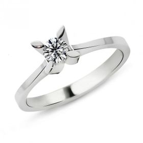 Harem Altın PR147 0.30 ct G Renk Hrd Sertifikalı Pırlanta Tektaş Yüzük