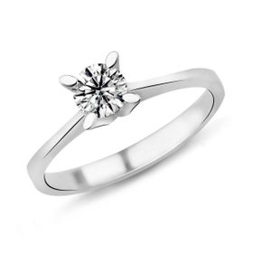 Harem Altın PR165 0.53 ct D Renk Hrd Sertifikalı Pırlanta Tektaş Yüzük