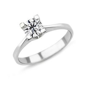 Harem Altın PR171 0.90 ct D Renk Hrd Sertifikalı Pırlanta Tektaş Yüzük