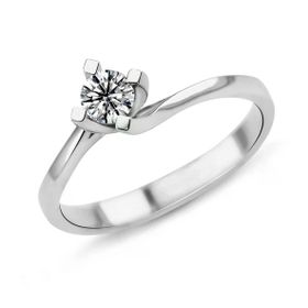 Harem Altın PR176 0.34 ct D Renk Hrd Sertifikalı Pırlanta Tektaş Yüzük