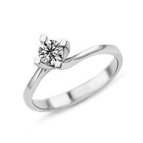 Harem Altın PR178 0.41 ct F Renk Hrd Sertifikalı Pırlanta Tektaş Yüzük