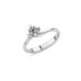 Harem Altın PR178 0.41 ct F Renk Hrd Sertifikalı Pırlanta Tektaş Yüzük