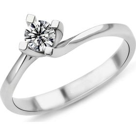 Harem Altın PR185 0.37 ct G Renk Hrd Sertifikalı Pırlanta Tektaş Yüzük